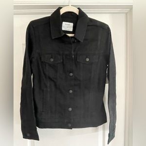 Old Navy black jean jacket. NWT. Size medium.